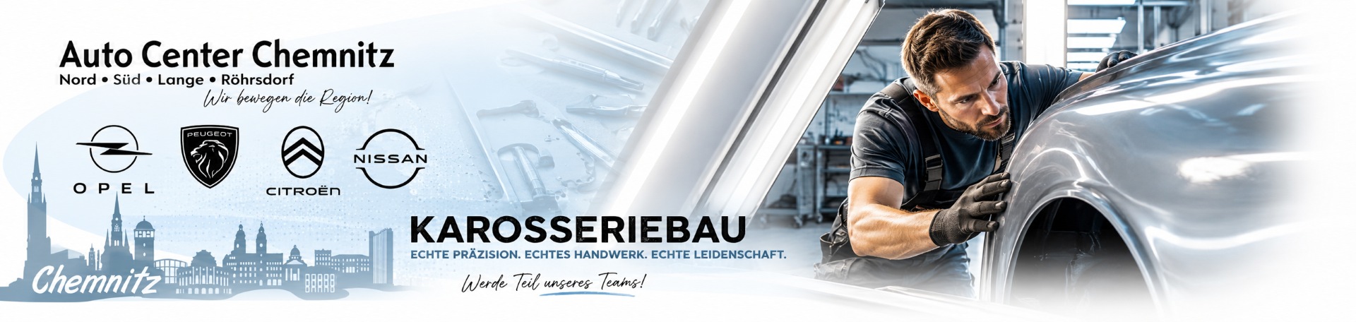 Mitarbeiter im Autohaus