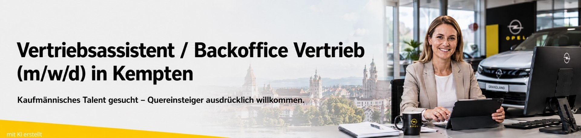 Mitarbeiter im Autohaus