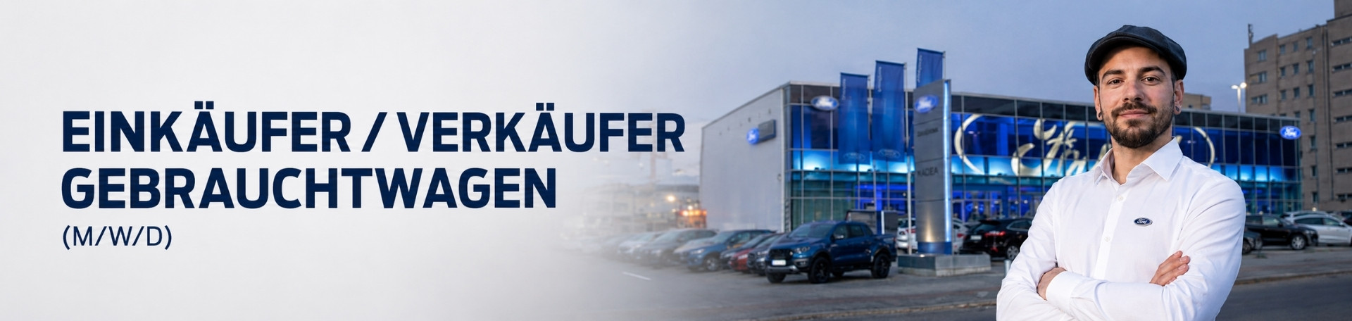Mitarbeiter im Autohaus