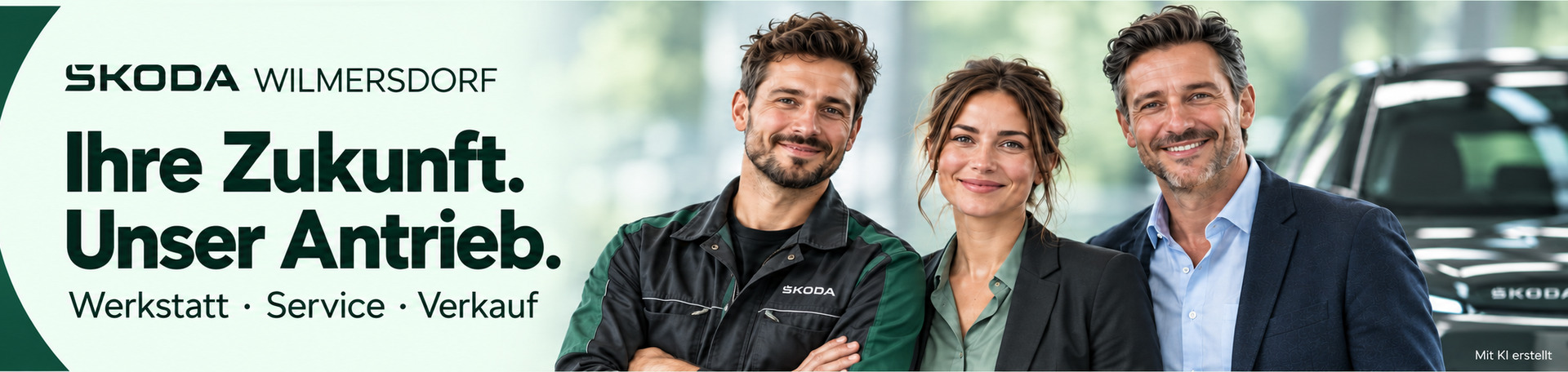 Mitarbeiter im Autohaus