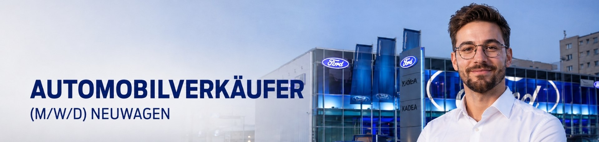 Mitarbeiter im Autohaus