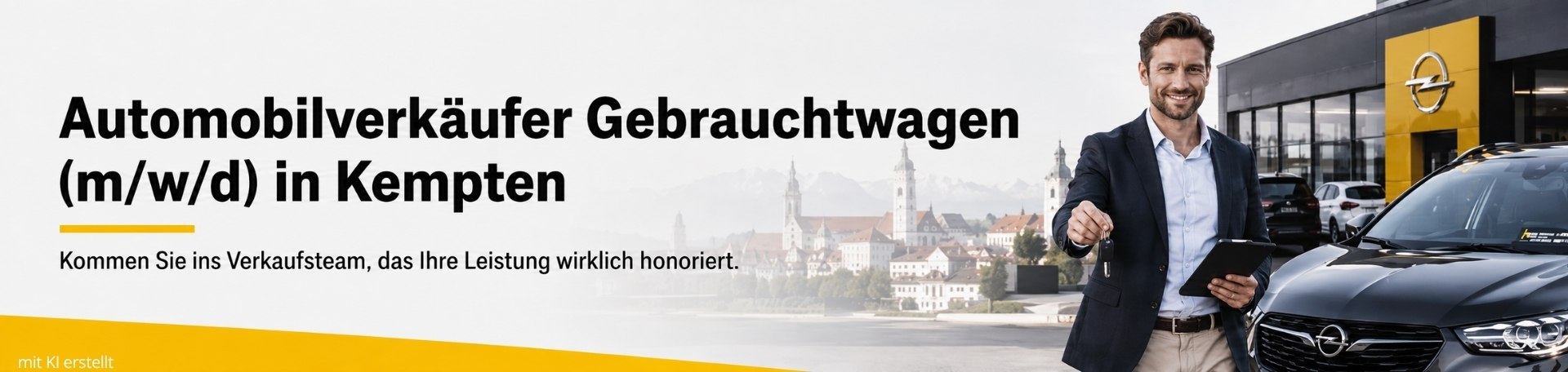 Mitarbeiter im Autohaus